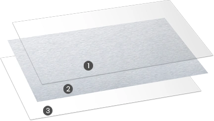Description du support de crédence aluminium composite