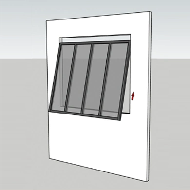 Pose d'une verrière aluminium 2